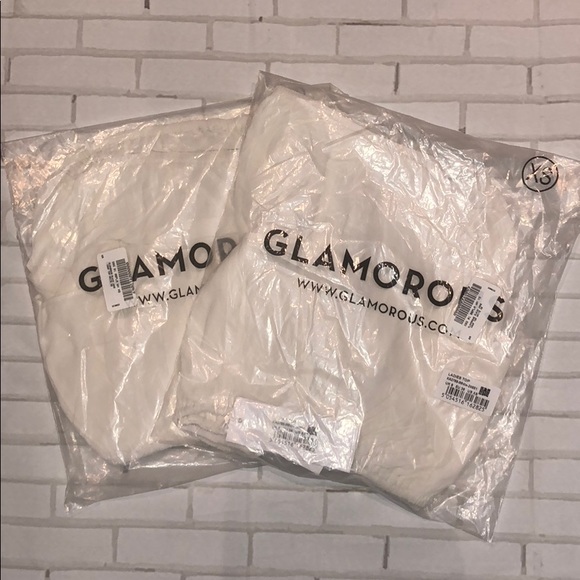 🆕 Glamorous Off Shoulder Frill Crop Top - Picture 5 of 7